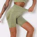 Dinazah Women High Waist Hip Lift Yoga Shorts