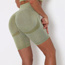 Dinazah Women High Waist Hip Lift Yoga Shorts