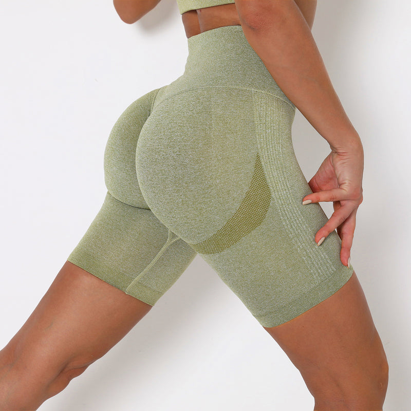 Dinazah Women High Waist Hip Lift Yoga Shorts