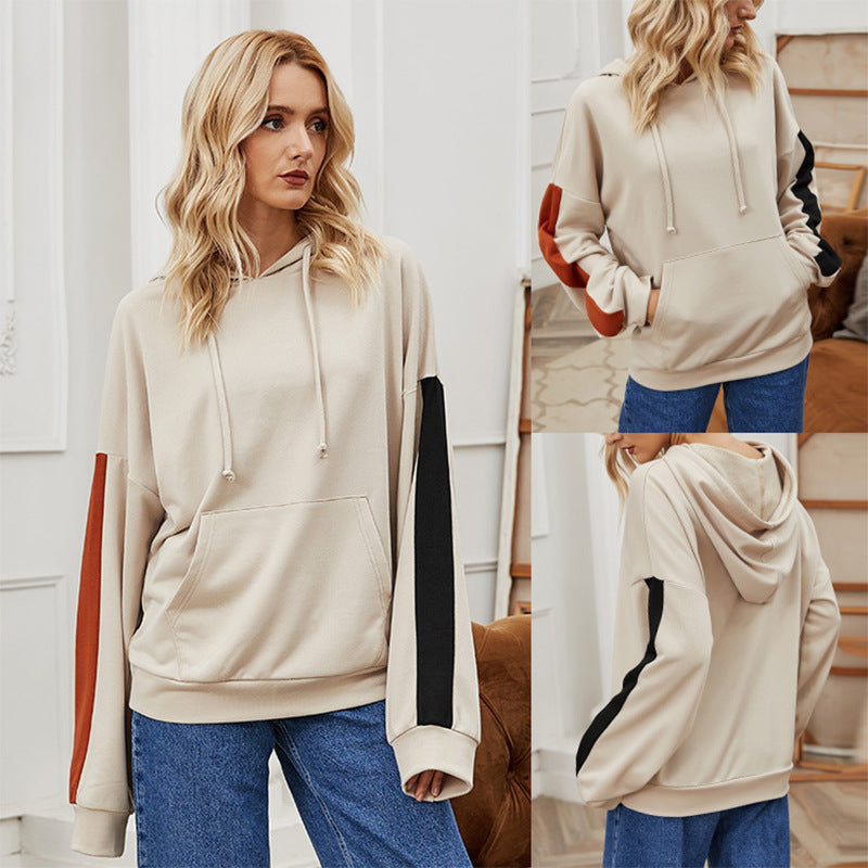 Dinazah Korean Style Pullover Hooded Mid-Length Coat