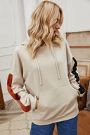 Dinazah Korean Style Pullover Hooded Mid-Length Coat