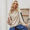 Dinazah Korean Style Pullover Hooded Mid-Length Coat