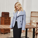 Dinazah Slimming and Short Thickened Woolen Coat