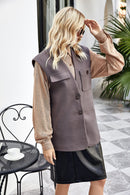 Korean Style Loose Button Cardigan Coat