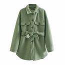 Double-breasted short coat 