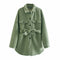 Double-breasted short coat 
