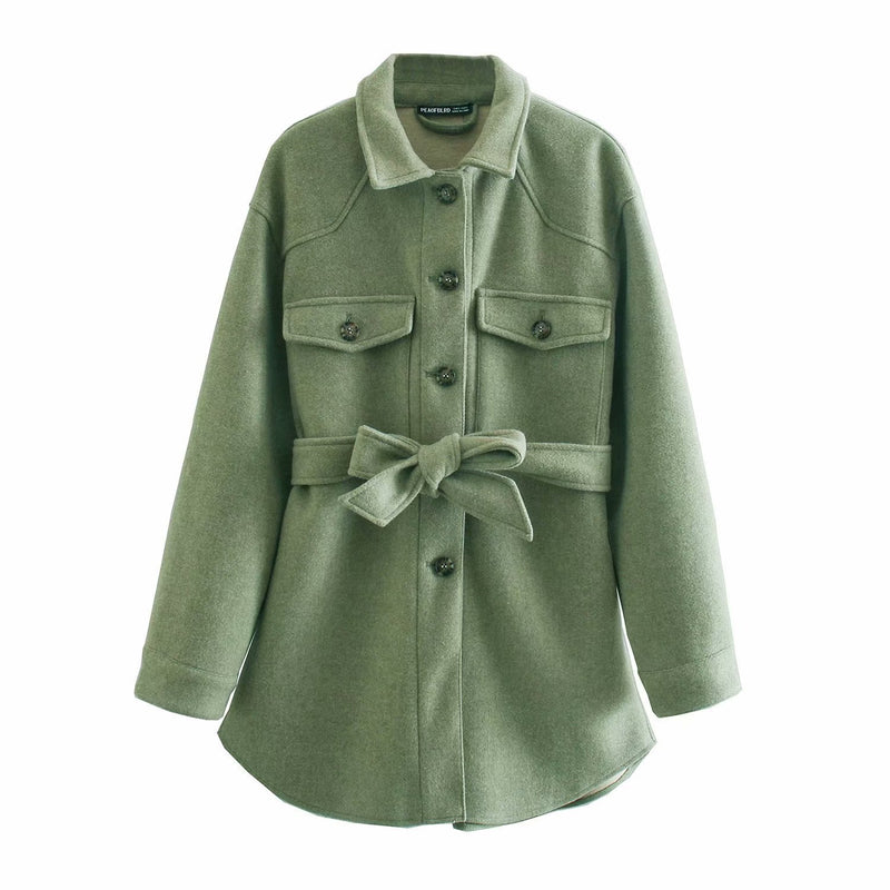 Double-breasted short coat 