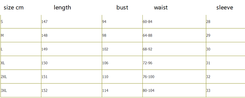 size chart for jumsuits