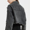 Denim Washed Casual Jacket Short Coat