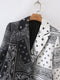  Urban Casual Women Printed Blazer