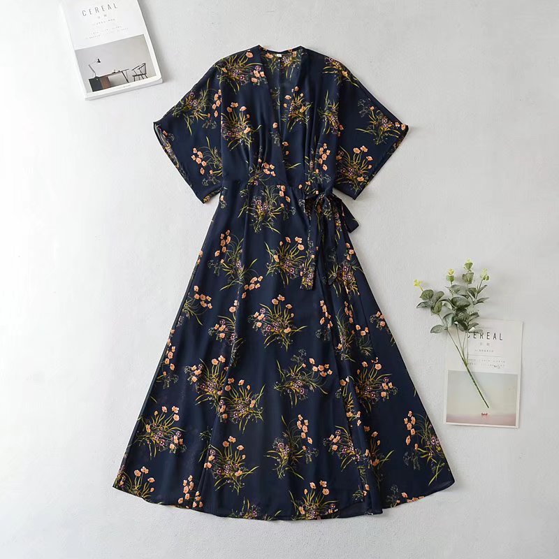printed floral dress