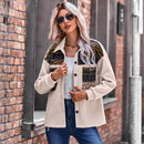 Stitched Baggy Casual Shacket Coat