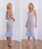 Pearl Vest Feather Stitching Sequined Sheath Dress