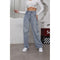 Light Blue Loose High Waist Denim Jeans
