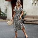Summer Vacation Casual Floral Dress