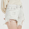 high waist denim shorts