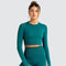 Dinazah Women Slim-Fit Long-Sleeved Workout Clothes