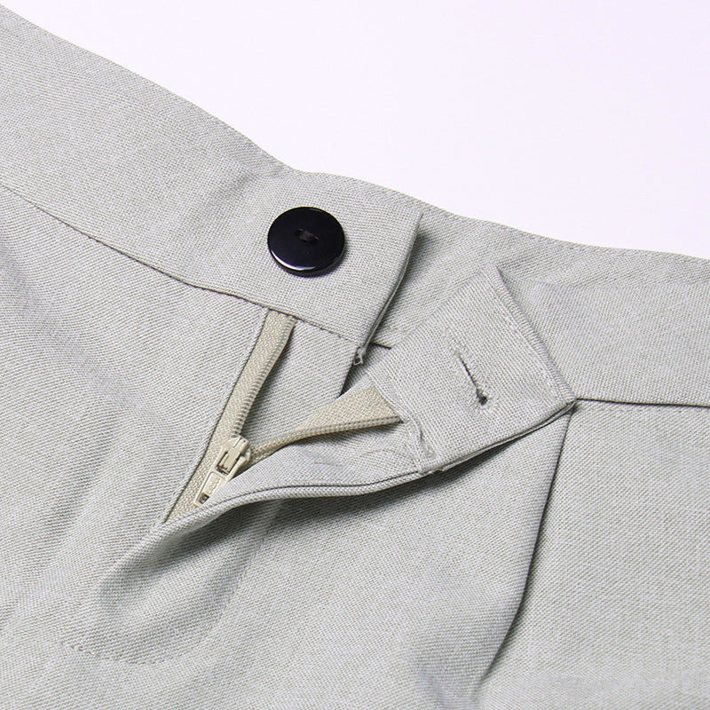 Fashionable All Match Slimming Straight Work Pants