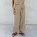 Korean Style Straight Cropped Pants