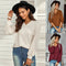 Jacquard V Neck Thin Top Sweater