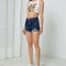 torn denim shorts