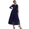 Mesh Hollow Out Cutout V Neck Maxi Dress
