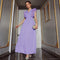 Solid Color V Neck Sleeveless High Waist Maxi Dress