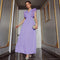 Solid Color V Neck Sleeveless High Waist Maxi Dress