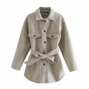 Off-White double-breasted short coat 