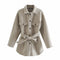 Off-White double-breasted short coat 