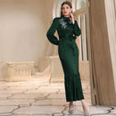 Oblique Off Shoulder Slim High Waist Maxi Dress