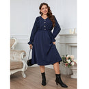 flounce sleeve dress