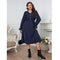 flounce sleeve dress
