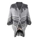 knitted shawl cape