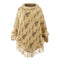 Fur Collar Tassel Coat for Women