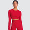 Dinazah Women Slim-Fit Long-Sleeved Workout Clothes