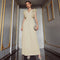 Solid Color V Neck Sleeveless High Waist Maxi Dress
