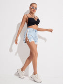 denim shorts for women