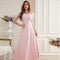 Long Sleeve Mesh regular Maxi Dress