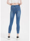 Elastic Ripped Denim Washed Skinny Hip Raise Jeans