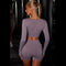 Dinazah Women Classic Flat Collar Long Sleeve Yoga Suit