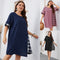 short sleeve midi dress