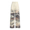 Contrast Color Patchwork High Waist Straight Jeans