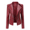 Detachable Leather Jacket Coat