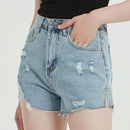 ripped denim shorts women