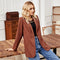 One Button Loose Long Sleeve Coat