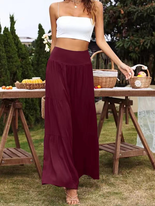 wide lag palazzo pants