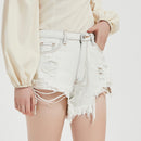 ripped denim shorts