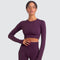 Dinazah Women Slim-Fit Long-Sleeved Workout Clothes