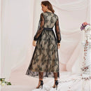 black maxi dress